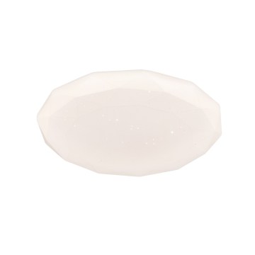 Top Light - LED kúpeľňové stropné svietidlo SPARKLE LED/40W/230V 3000/4000/6500K IP44 priemer 39 cm biela