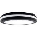 Top Light - LED Kúpeľňové svietidlo COMET LED/24W/230V 3000/4000/6500K IP54 pr. 30 cm čierna