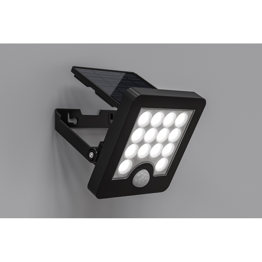 Top Light - LED Solárny nástenný reflektor so senzorom HELEON S LED/5W/3,7V IP65 4000K 1800 mAh