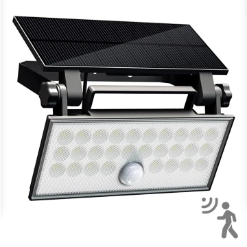 Top Light - LED Solárny nástenný reflektor so senzorom HELEON PRO LED/8W/3,7V IP65 4000K 2600 mAh