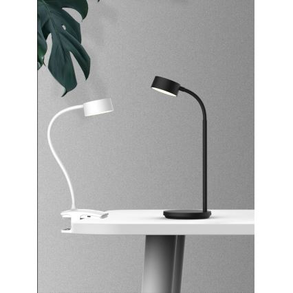 Top Light - LED Stmievateľná dotyková stolná lampa s klipom BELLA LED/4,8W/5V 3000-6500K biela