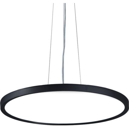 Top Light - LED Stmievateľný luster na lanku REVIT LED/50W/230V 3000-6500K pr. 60 cm čierna + diaľkové ovládanie