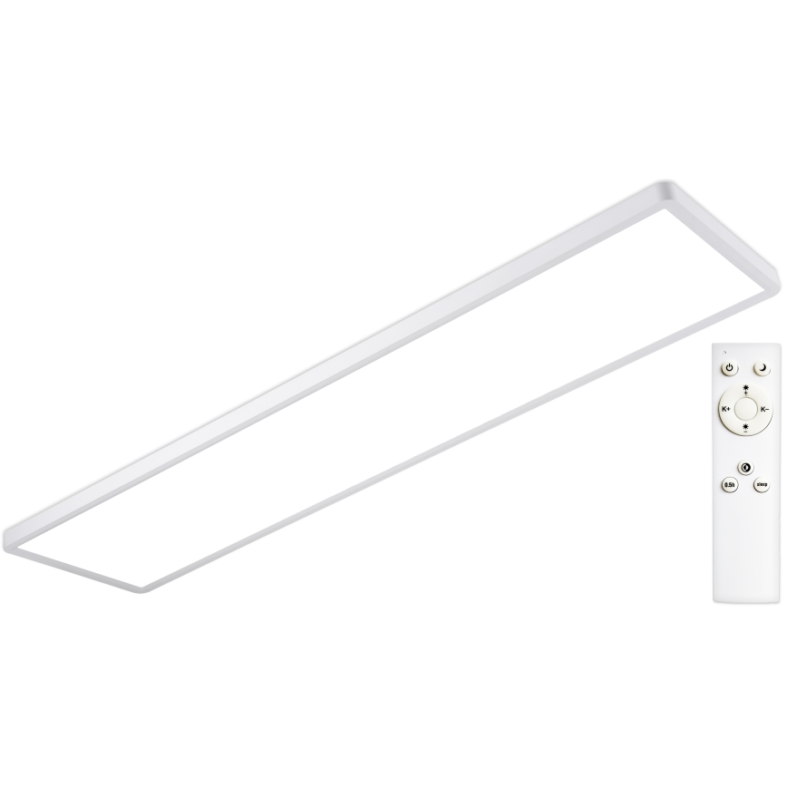 Top Light - LED Stmievateľný prisadený panel REVIT LED/70W/230V 3000-6500K 120x30 cm biela + diaľkové ovládanie