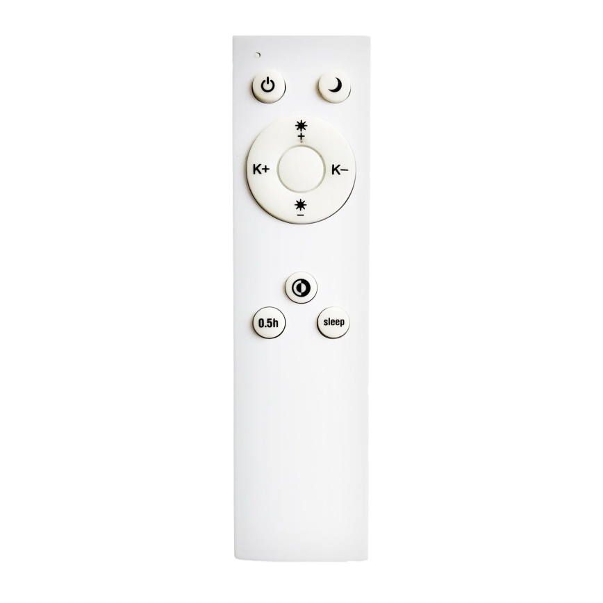 Top Light - LED Stmievateľný prisadený panel REVIT LED/70W/230V 3000-6500K 120x30 cm čierna + diaľkové ovládanie