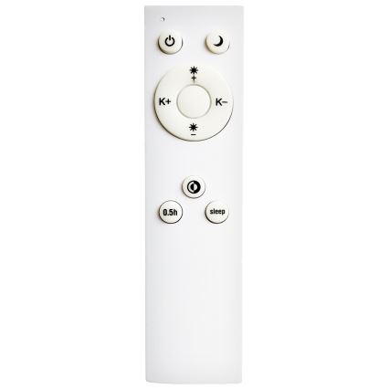 Top Light - LED Stmievateľné stropné svietidlo SALERNO LED/60W/230V 3000-6500K pr. 60 cm biela + diaľkové ovládanie