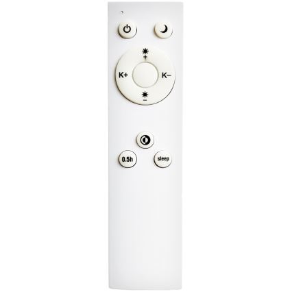 Top Light - LED Stmievateľné stropné svietidlo SALERNO LED/60W/230V 3000-6500K pr. 60 cm čierna + diaľkové ovládanie