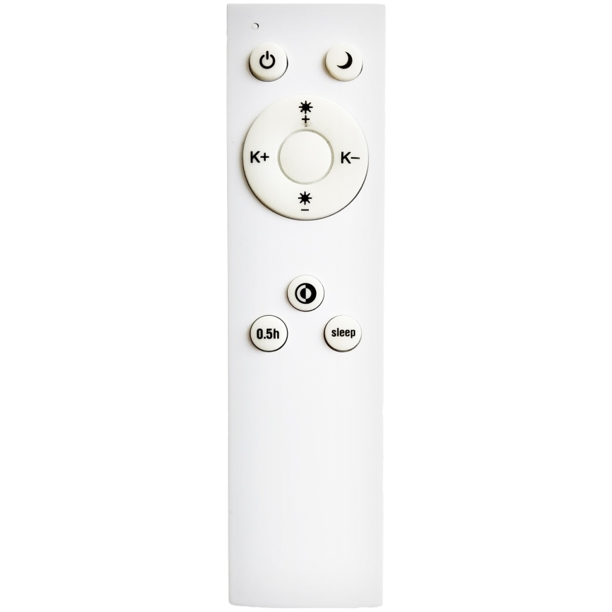Top Light - LED Stmievateľné stropné svietidlo SALERNO LED/60W/230V 3000-6500K pr. 60 cm čierna + diaľkové ovládanie
