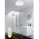 Top Light - LED Stmievateľné kúpeľňové stropné svietidlo TWISTER LED/51W/230V IP44 + diaľkové ovládanie