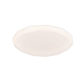 Top Light - LED stmievateľné kúpeľňové stropné svietidlo SPARKLE LED/60W/230V 3000-6500K IP44 pr. 49 cm biela + diaľkové ovládanie