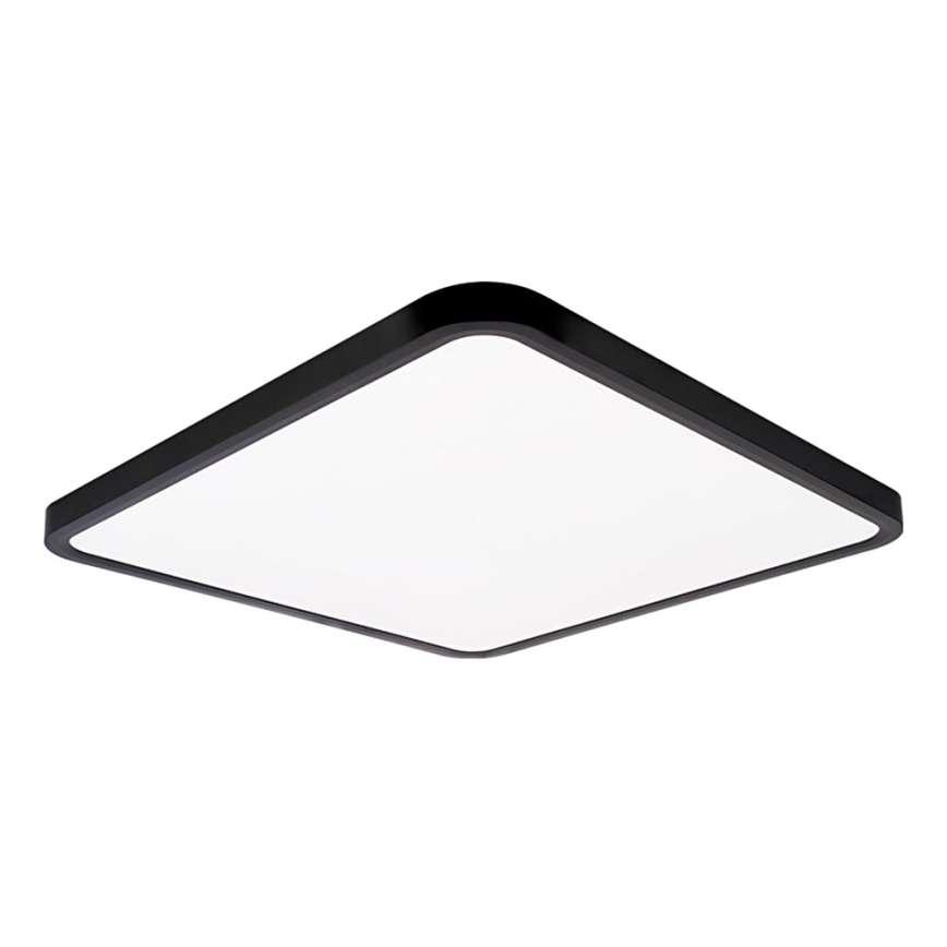 Top Light - LED Stmievateľné stropné svietidlo REVIT LED/50W/230V 3000-6500K 50x50 cm čierna + diaľkové ovládanie