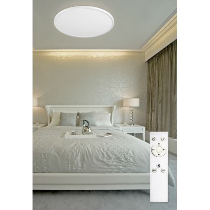 Top Light - LED Stmievateľné stropné svietidlo REVIT LED/70W/230V 3000-6500K pr. 75 cm biela + diaľkové ovládanie