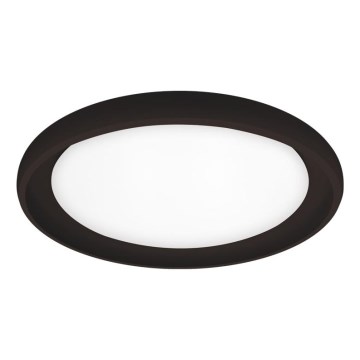 Top Light - LED Stmievateľné stropné svietidlo SALERNO LED/60W/230V 3000-6500K pr. 60 cm čierna + diaľkové ovládanie