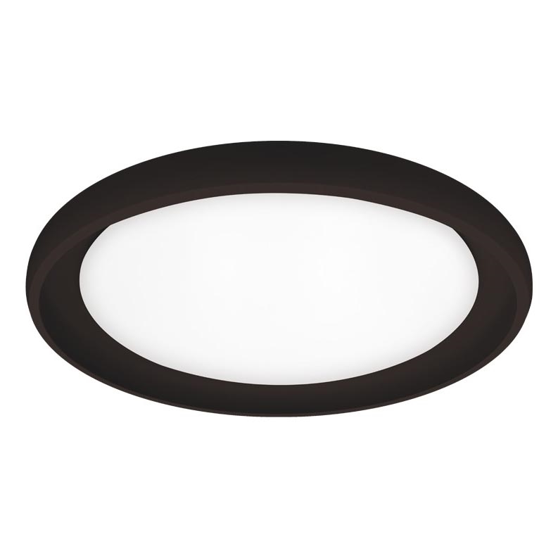 Top Light - LED Stmievateľné stropné svietidlo SALERNO LED/60W/230V 3000-6500K pr. 60 cm čierna + diaľkové ovládanie