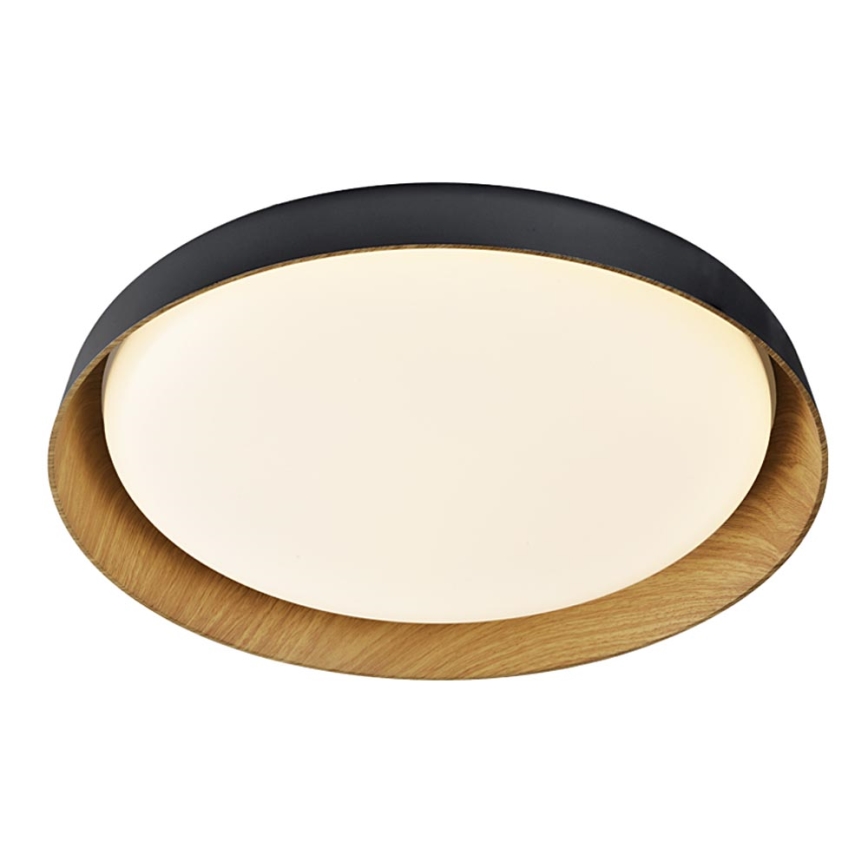 Top Light - LED Stmievateľné stropné svietidlo SATELLITE LED/36W/230V 3000-6500K pr. 43 cm čierna/hnedá + diaľkové ovládanie