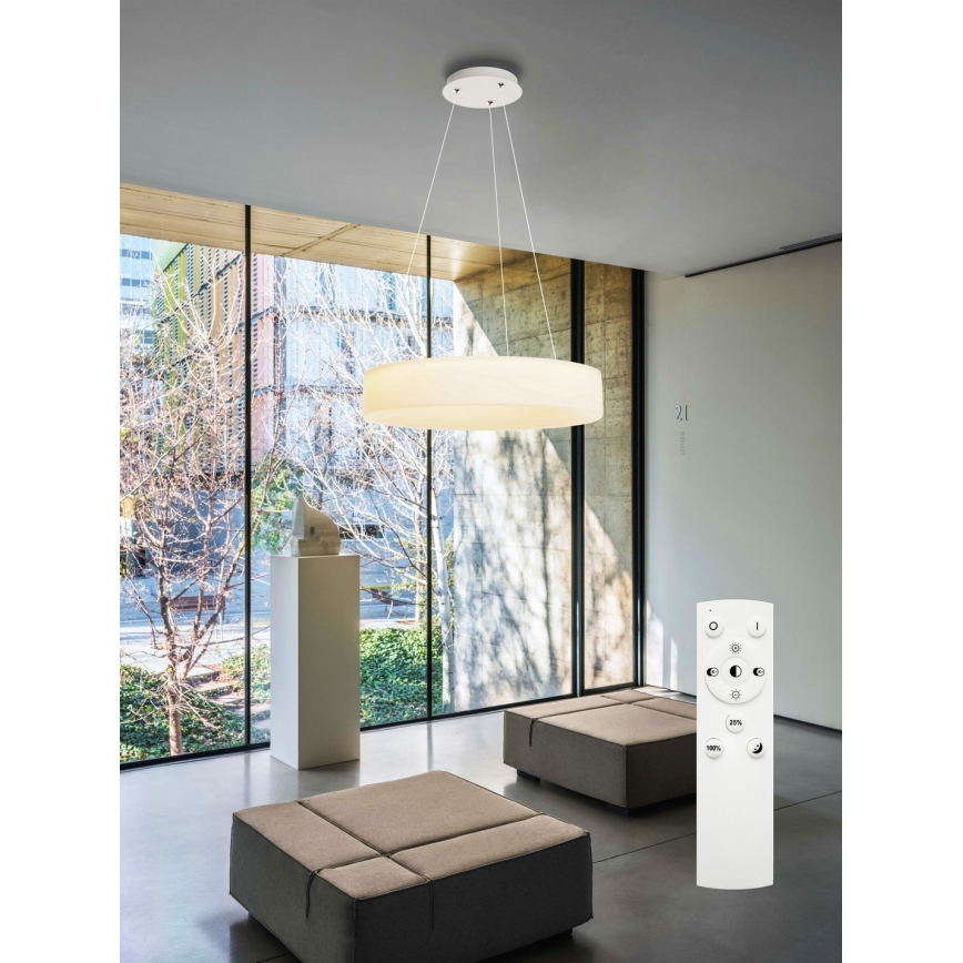 Top Light - LED Stmievateľný luster na lankách HALO LED/40W/230V 3000-6500K pr. 44 cm + diaľkové ovládanie