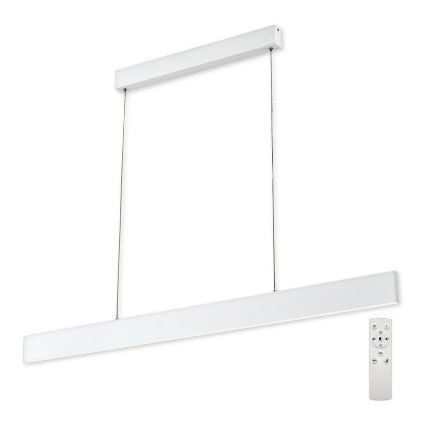 Top Light - LED Stmievateľný luster na lanku LINE LED/30W/230V biela + diaľkové ovládanie