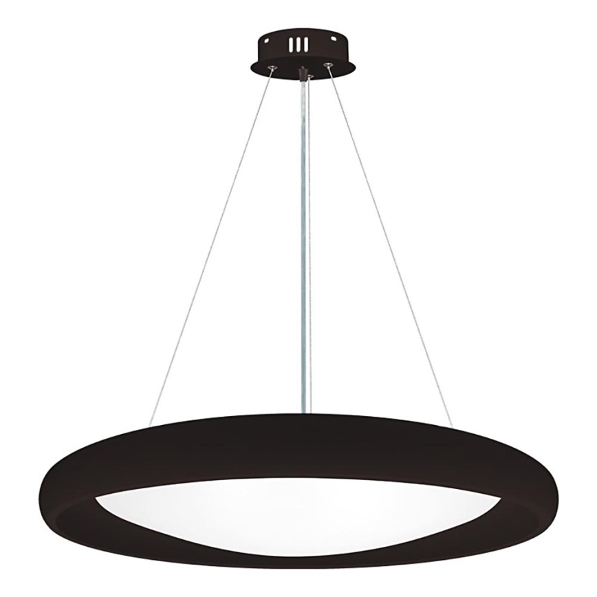 Top Light - LED Stmievateľný luster na lanku SALERNO LED/60W/230V 3000-6500K pr. 60 cm čierna + diaľkové ovládanie