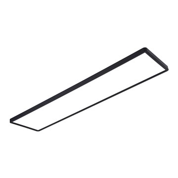Top Light - LED Stmievateľný prisadený panel REVIT LED/70W/230V 3000-6500K 120x30 cm čierna + diaľkové ovládanie