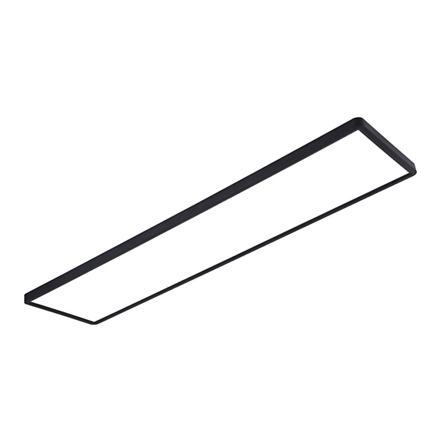 Top Light - LED Stmievateľný prisadený panel REVIT LED/70W/230V 3000-6500K 120x30 cm čierna + diaľkové ovládanie