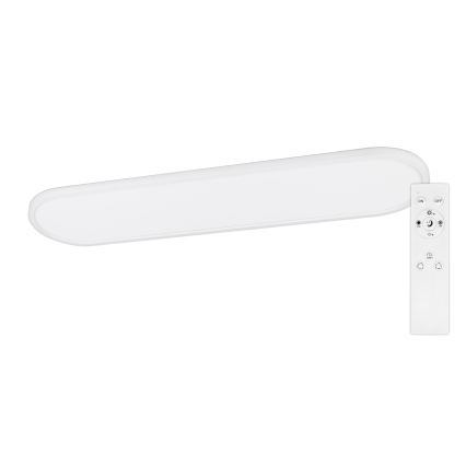 Top Light - LED stmievateľné stropné prisadené závesné svietidlo OVAL LED/36W/230V 3000-6500K biela + diaľkové ovládanie