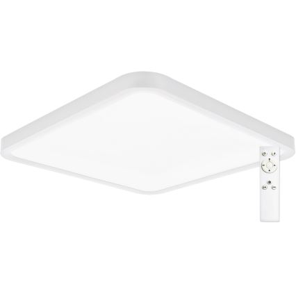Top Light - LED Stmievateľné stropné svietidlo REVIT LED/36W/230V 3000-6500K 40x40 cm biela + diaľkové ovládanie