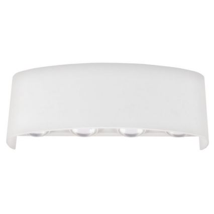Top Light - LED Vonkajšie nástenné svietidlo RAY B LED/8W/230V IP44 4000K biela
