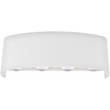 Top Light - LED Vonkajšie nástenné svietidlo RAY B LED/8W/230V IP44 4000K biela