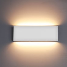 Top Light - LED Vonkajšie nástenné svietidlo OBLIGO LED/12W/230V IP65 biela