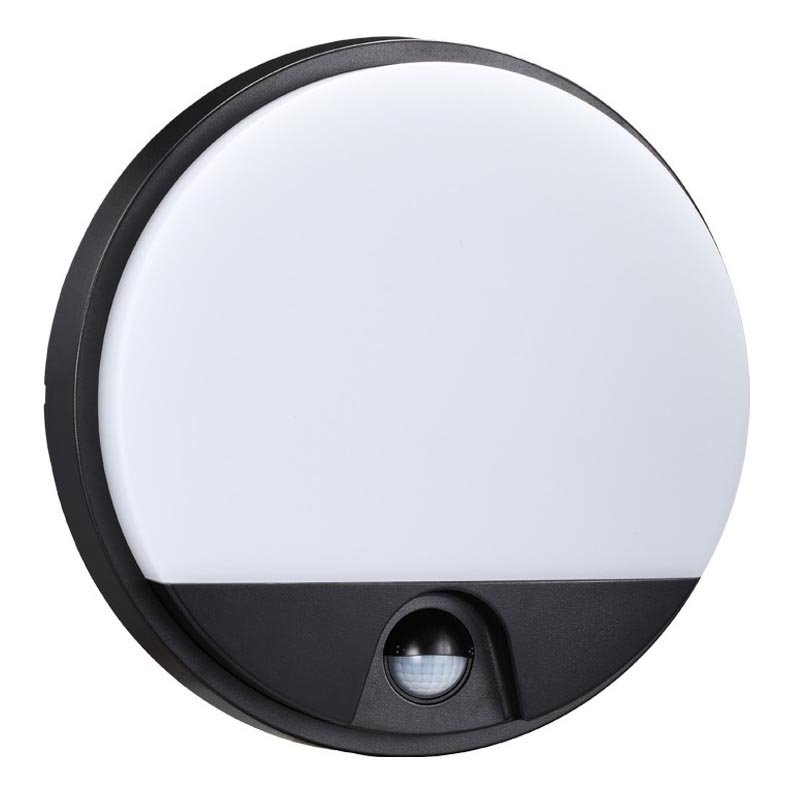 Top Light - LED vonkajšie nástenné svietidlo s detektorom pohybu a súmraku BARI LED/15W/230V 4000K IP54