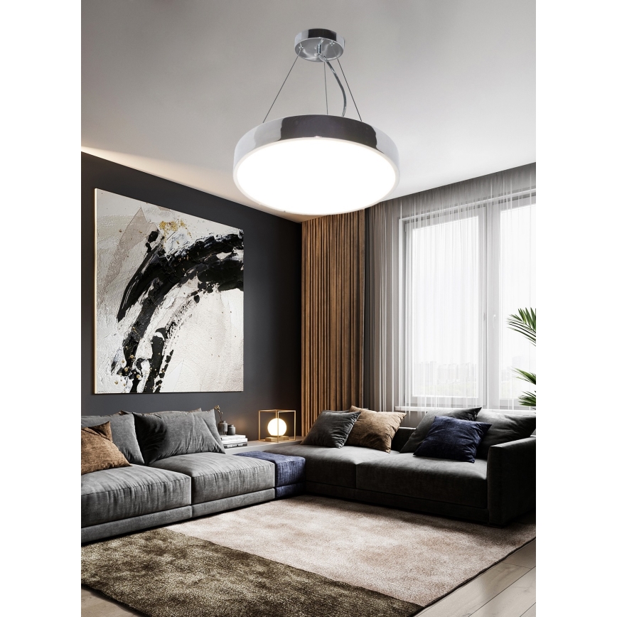 Top Light Metal 40CRZ RC - LED Stmievateľný luster na lanku METAL LED/51W/230V lesklý chróm + diaľkové ovládanie
