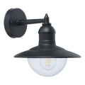 Top Light - Vonkajšie nástenné svietidlo VERONA 1xE27/12W/230V IP44 čierna