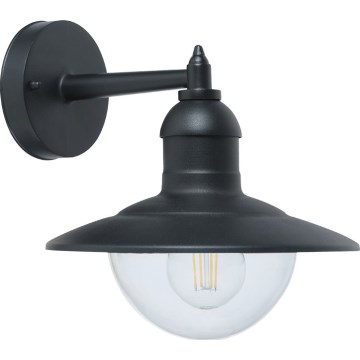 Top Light - Vonkajšie nástenné svietidlo VERONA 1xE27/12W/230V IP44 čierna