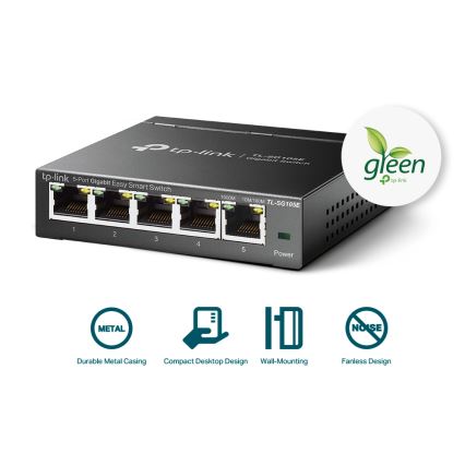 TP-Link - 5-portový gigabitový Easy Smart switch
