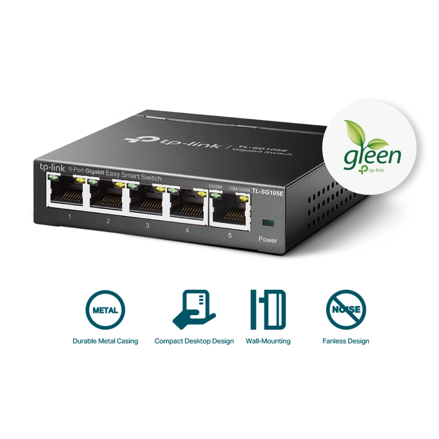 TP-Link - 5-portový gigabitový Easy Smart switch