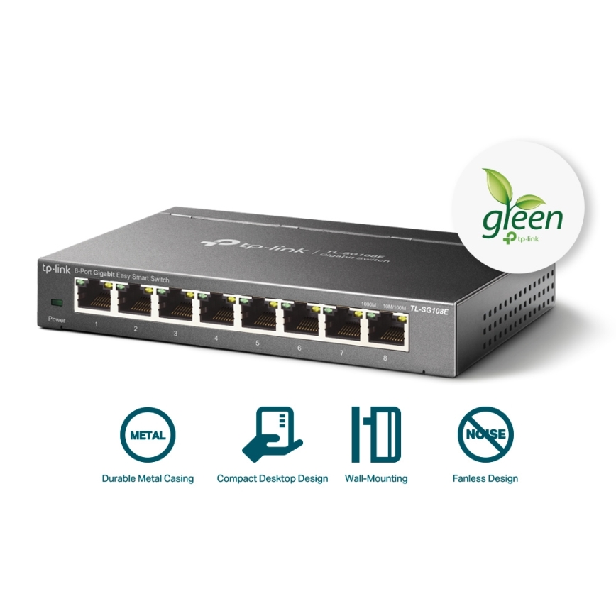 TP-Link - 8-portový gigabitový Easy Smart switch