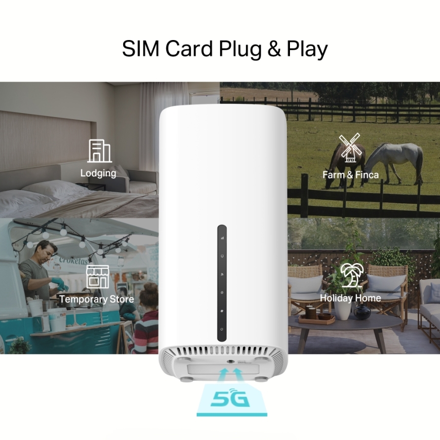 TP-Link - Bezdrôtový dvojpásmový gigabitový 5 GHz router Archer NX200 Wi-Fi