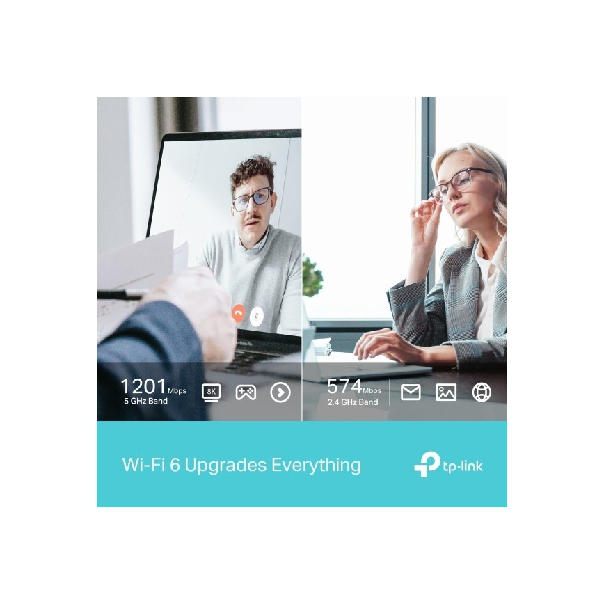 TP-Link - Dvojpásmový bezdrôtový USB adaptér s Wi-Fi 6 Archer TX20U
