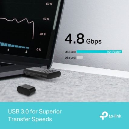 TP-Link - Dvojpásmový bezdrôtový USB adaptér s Wi-Fi 6