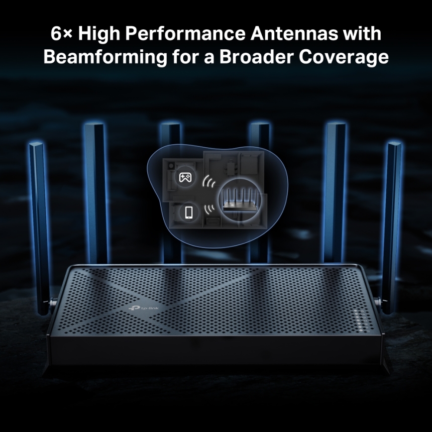 TP-Link - Dvojpásmový router Wi‑Fi 7 Archer BE400