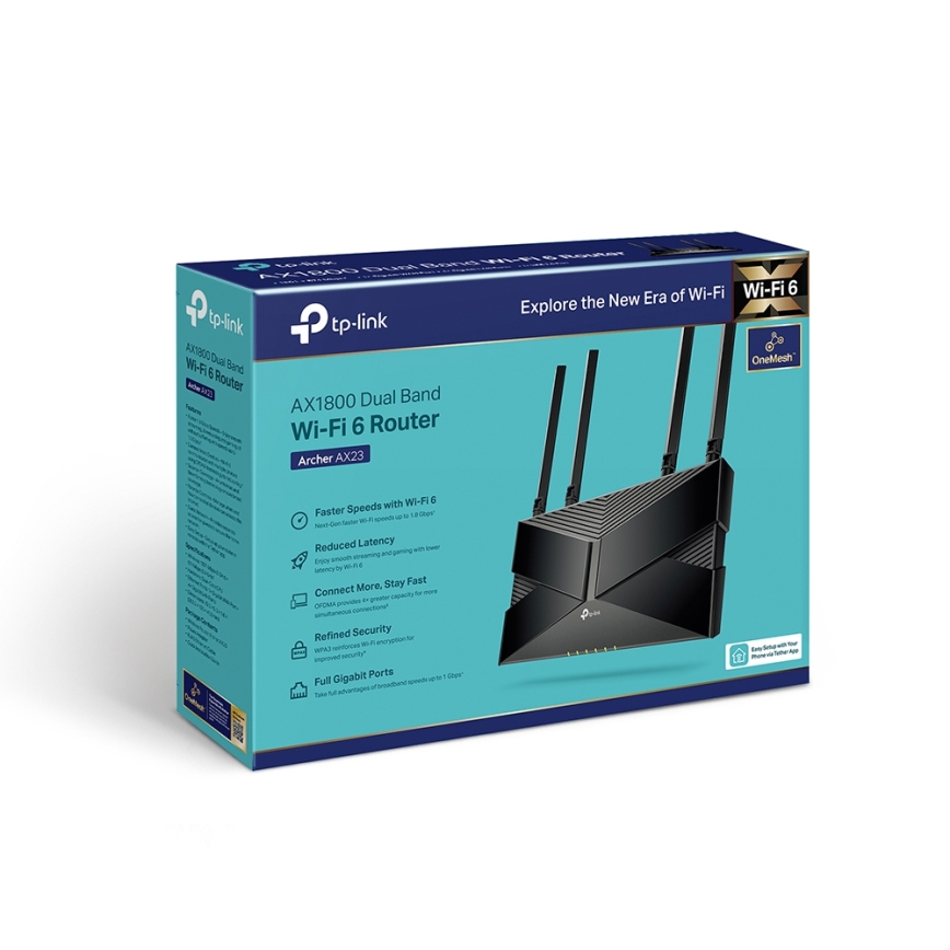 TP-Link - Dvojpásmový Wi-Fi 6 router Archer AX23