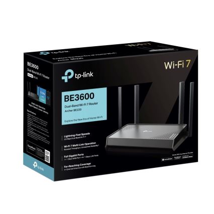TP-Link - Dvojpásmový Wi-Fi 7 smerovač Archer BE220