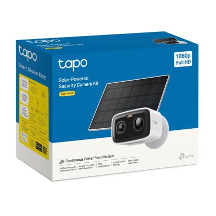 TP-Link - Inteligentná solárna kamera 5200 mAh 5V IP65 Wi-Fi