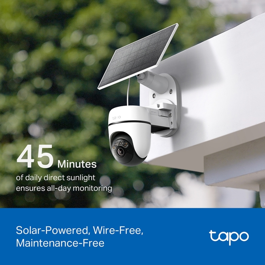 TP-Link - Inteligentná solárna kamera 5V IP65 Wi-Fi