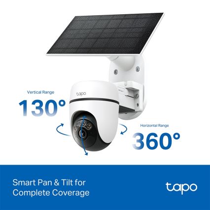 TP-Link - Inteligentná solárna kamera 5V IP65 Wi-Fi