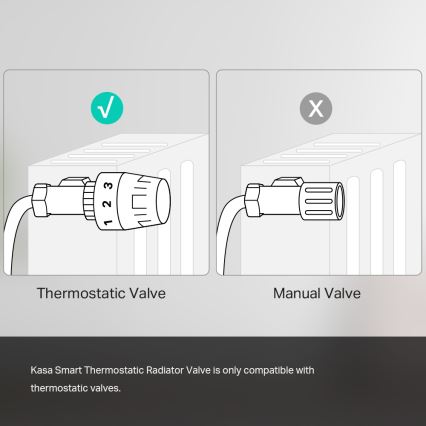 TP-Link - Inteligentná termostatická hlavica s LCD displejom 2xAA Tuya