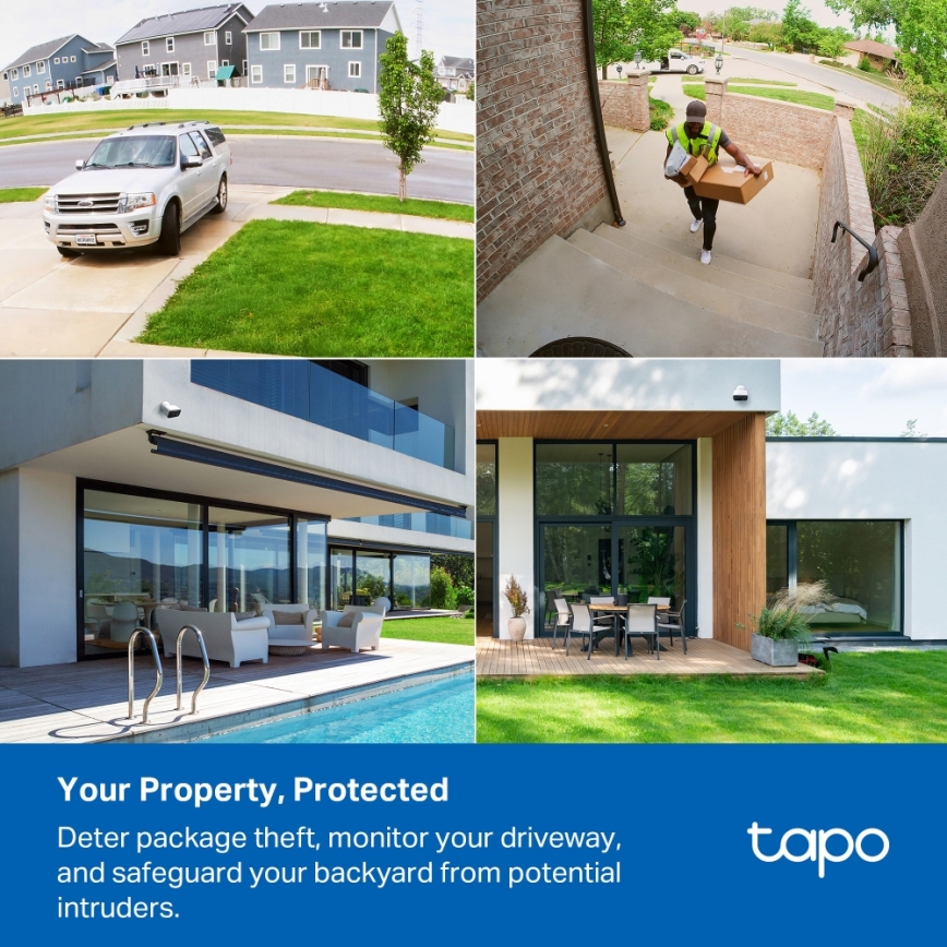 TP-Link - Inteligentná vonkajšia kamera IP65 5V Wi-Fi