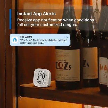 TP-Link - Inteligentný monitor na meranie teploty a vlhkosti 2xAAA