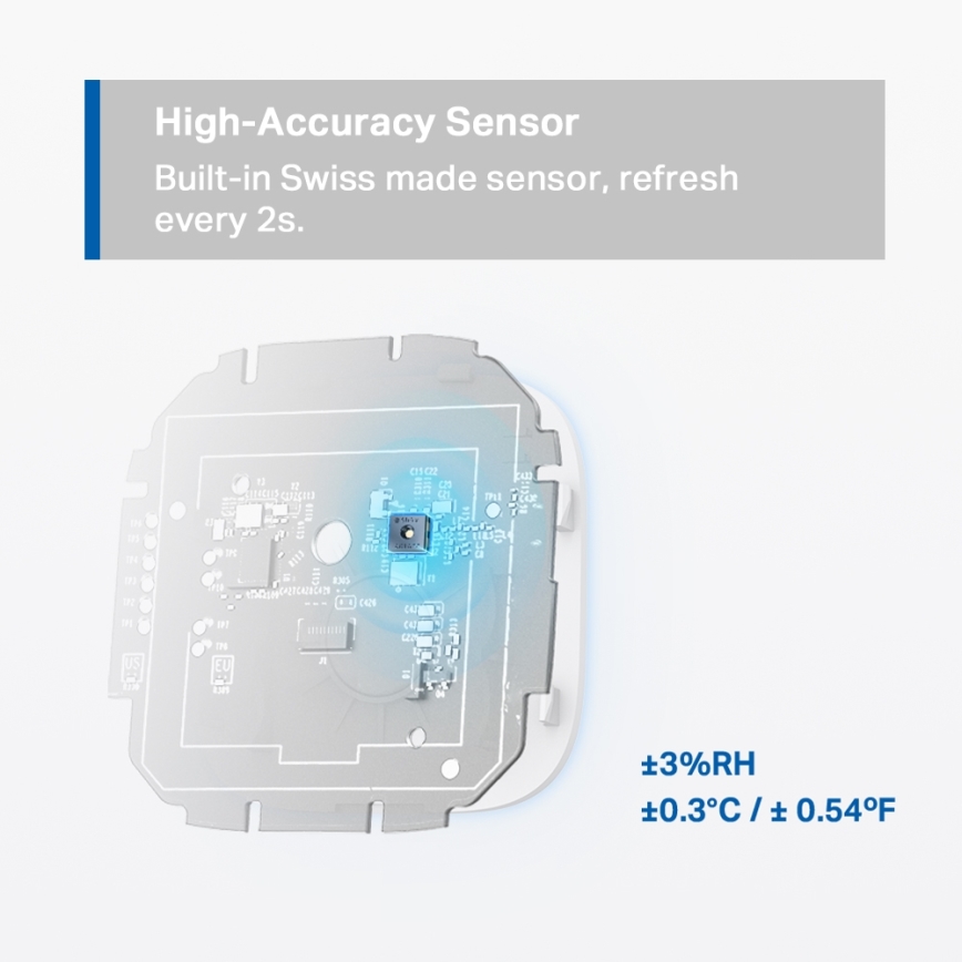TP-Link - Inteligentný monitor na meranie teploty a vlhkosti 2× AAA Wi-Fi