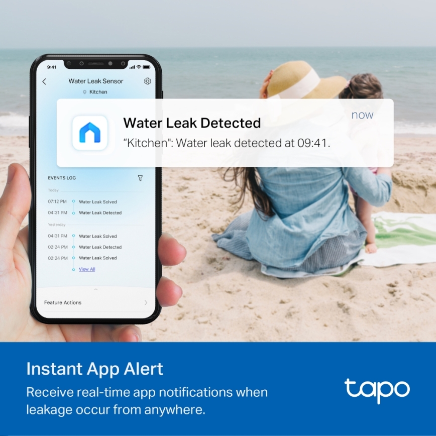 TP-Link - Inteligentný senzor úniku vody 2xAAA