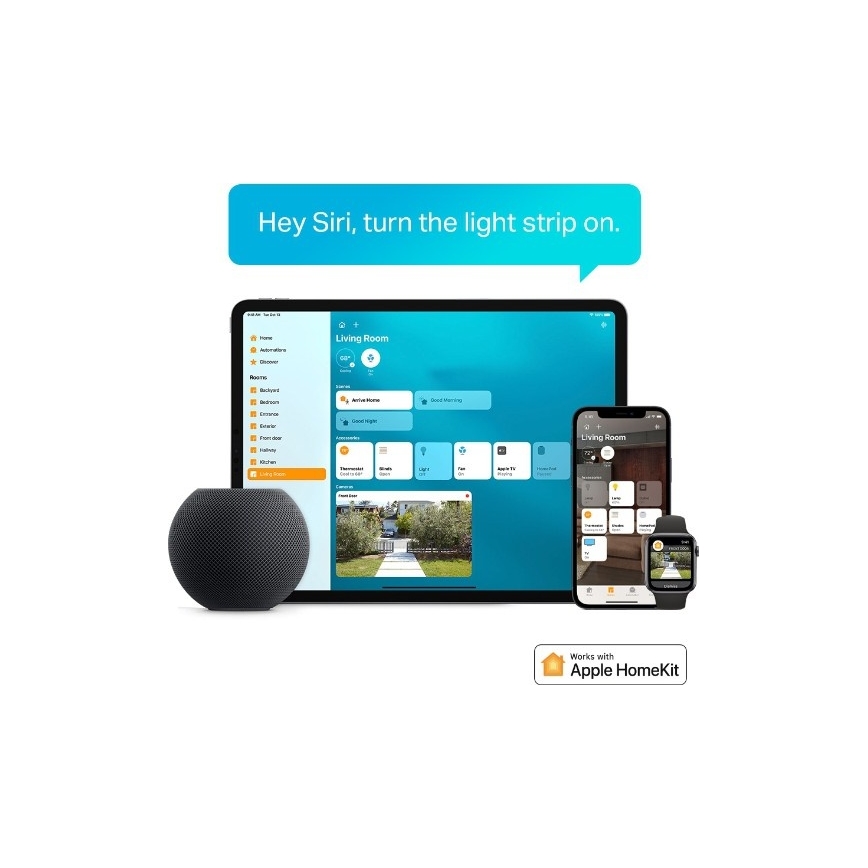 TP-Link - LED RGBW Stlmiteľný pásik 5 m LED/13W/230V Wi-Fi